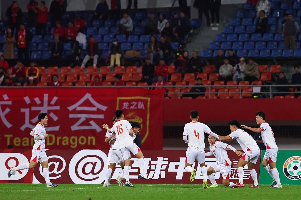 Pham Minh Phuc U23 Viet Nam vs U23 Trung Quoc