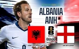 Nhận định Albania vs Anh (00h00 ngày 17/11): Lại thắng không thủng lưới?