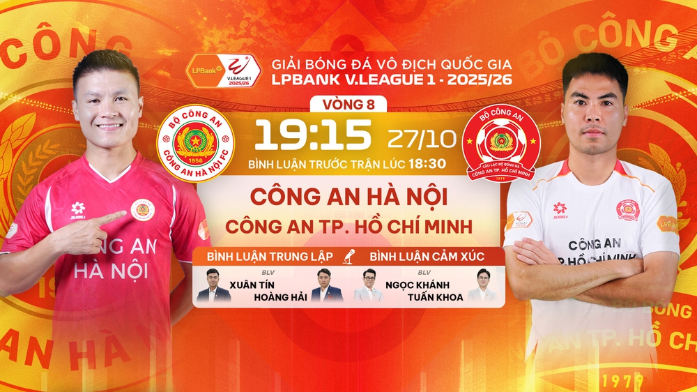 Lịch thi đấu bóng đá hôm nay 26/10: Trực tiếp Nam Định vs Đà Nẵng, CAHN vs CA TPHCM - Ảnh 1. Lịch thi đấu bóng đá hôm nay